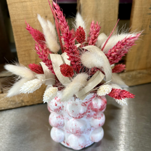 Composition de fleurs séchées
