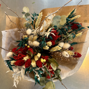 Bouquet fleurs séchées