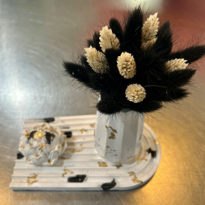 Composition de fleurs séchées